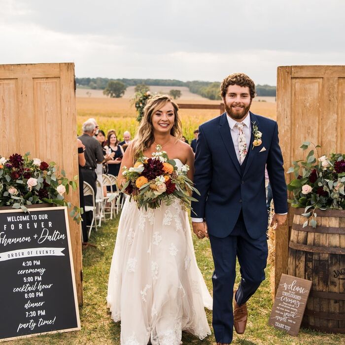Real Dorcey's Flowers wedding