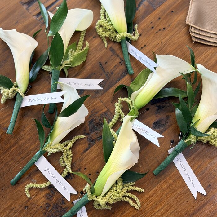 Real Dorcey's Flowers wedding